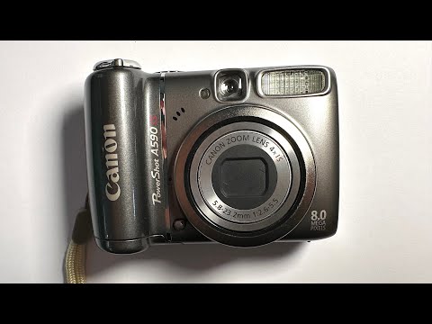 Canon PowerShot A590 IS Digital Camera - YouTube