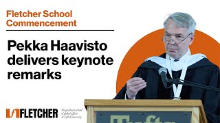 Commencement 2023 Keynote Remarks: Pekka Olavi Haavisto