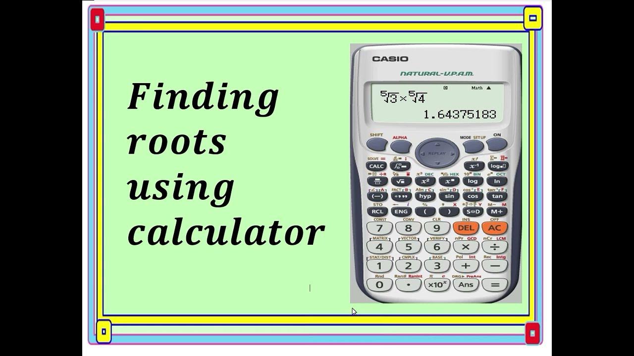 Finding Roots Using Calculator YouTube finding-roots-using-calculator-youtube