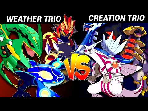 Giratina vs Dialga vs Palkia Pokemon - Creation trio [AMV] 