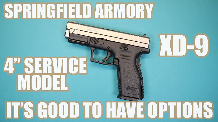 SPRINGFIELD ARMORY XD-9 4 INCH SERVICE MODEL...IT'S GOOD TO HAVE OPTIONS