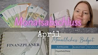 Budgetplanung Monatsabschluss