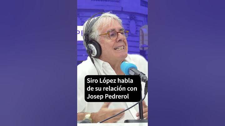 Siro López, sobre Josep Pedrerol: "Nuestra visión de la vida y del periodismo no tiene nada que ver"
