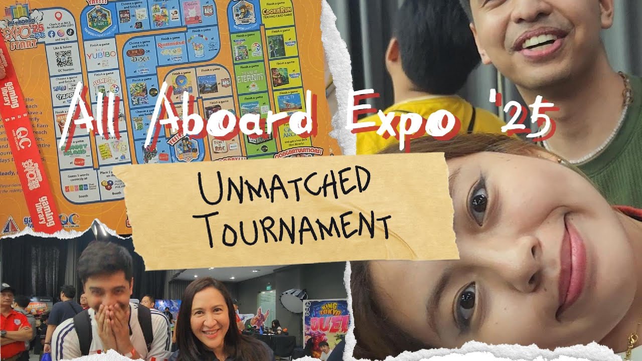 All Aboard Expo 2025 - Food, Board Games, Unmatched Tournament, Interviews, Raffles