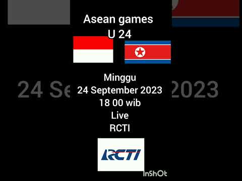 jadwal Indonesia vs Korea Utara,jadwal asean games hari ini live tv