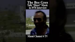 Bee Gees On Their disco  1978 Interview