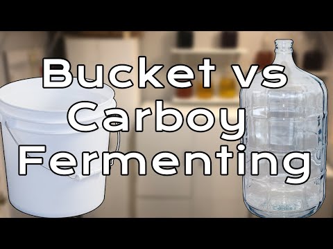 Bucket vs Carboy Fermentation - What&rsquo;s the difference?