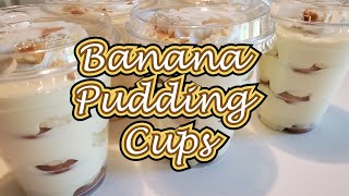 Quick & Easy Banana Pudding Cups | Delicious Banana Pudding Recipe!!