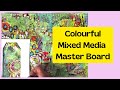 Lets make a colourful mixed media master board