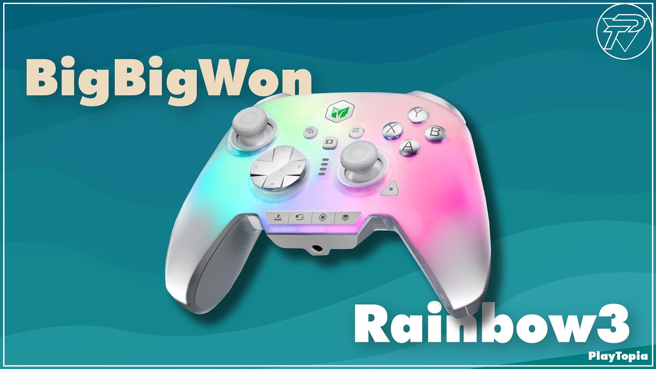 [あお]BIGBIG WON Rainbow 3 コントローラー BigBig Won Rainbow 3: Latency, Stick Tests, Specs
