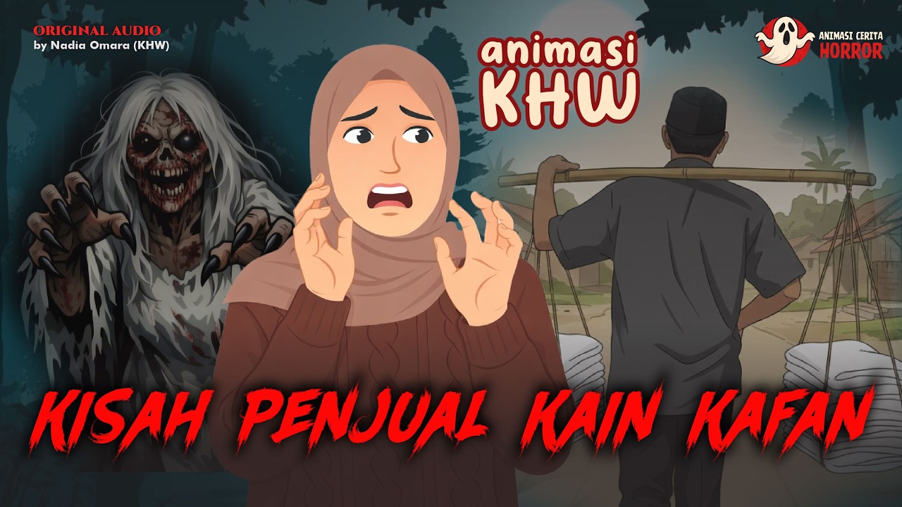 KISAH PEJUAL KAIN KAFAN - Animasi Cerita Horror