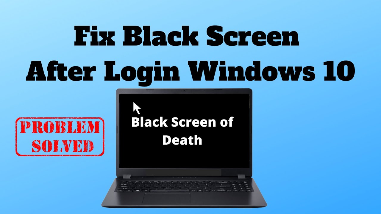 Black Screen After Log In With Password