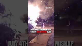 Firework mishap SPARKS fast-moving blaze #shorts #foxnews #news #us