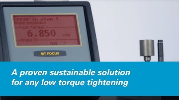 Atlas Copco Low Torque Fixtured QMC Series: A Proven Sustainable Solution
