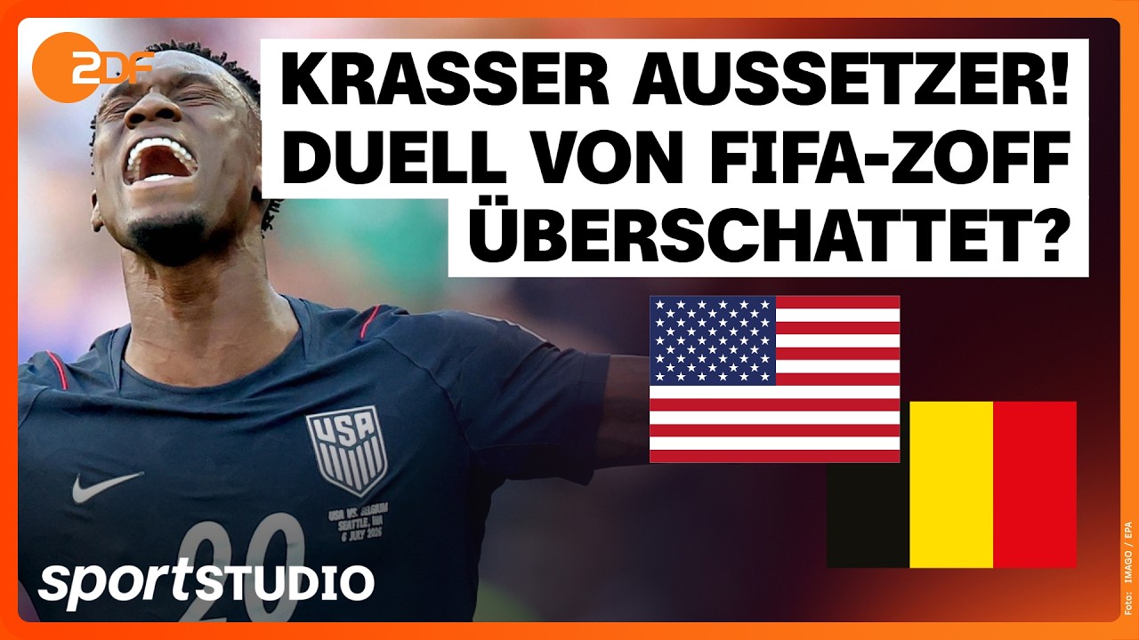 USA – Belgien Highlights | Achtelfinale, FIFA WM 2026 | sportstudio 