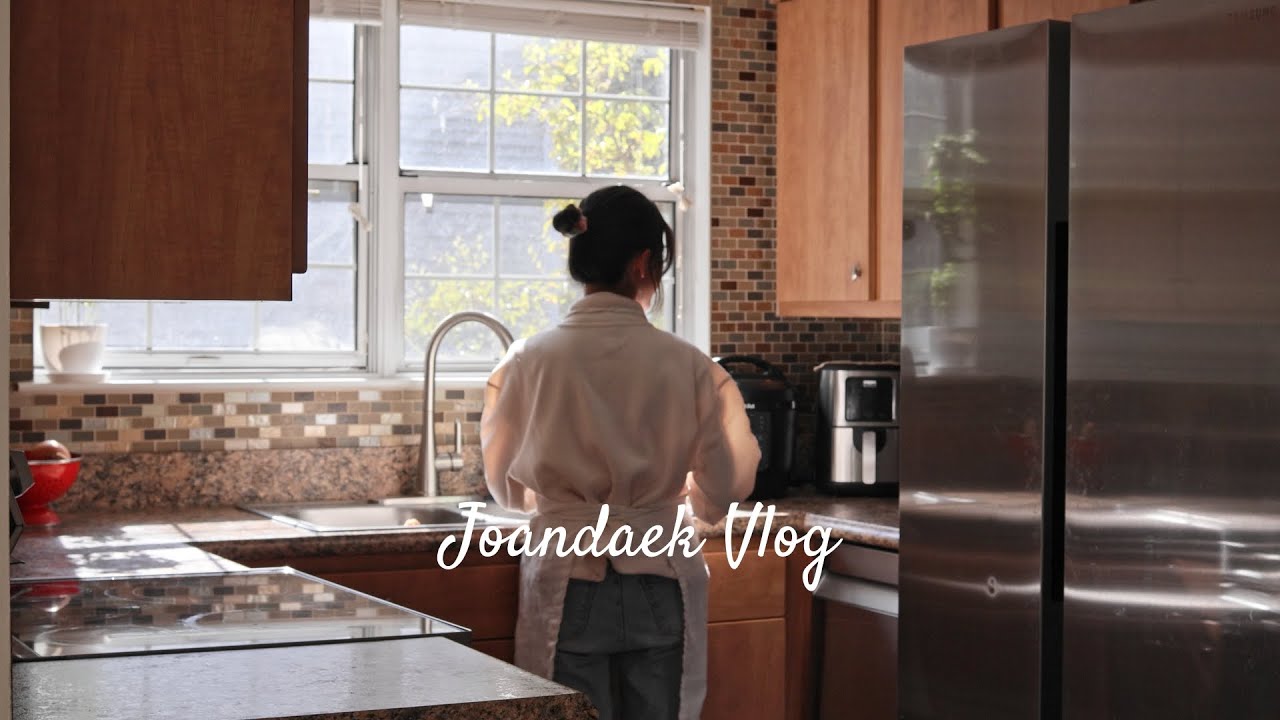 sub| 가을 끝 주방청소해요✨ | 추수감사절 저녁 준비, 비프스튜와 샐러드 | Clean with me | Thanksgiving Dinner