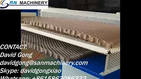 【Sanmachinery】Honeycomb paper core expander, Honeycomb paper expanding machine