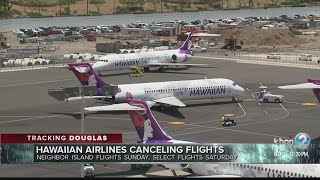 Hawaiian Airlines Cancels All Neighbor Island Flights On Sunday, Some On Saturday