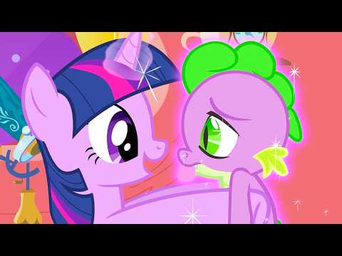 My Little Pony em Português 🦄  Fofinho Spike bagunceiro  ⭐ Desenho Animado Infantil