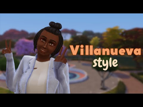Villanueva Style 🏵️ | CUS & Machinima | sims4
