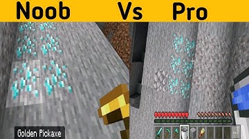 Minecraft Noob Vs Pro Vs Hacker Finding Diamond 🤑