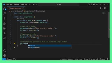 Java Programming: Finding the Largest Number Using Ternary Operator