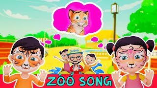 Let's go to the ZOO | Learn English Nursery Rhymes and Baby Song by Nani & Babu for Kids screenshot 5