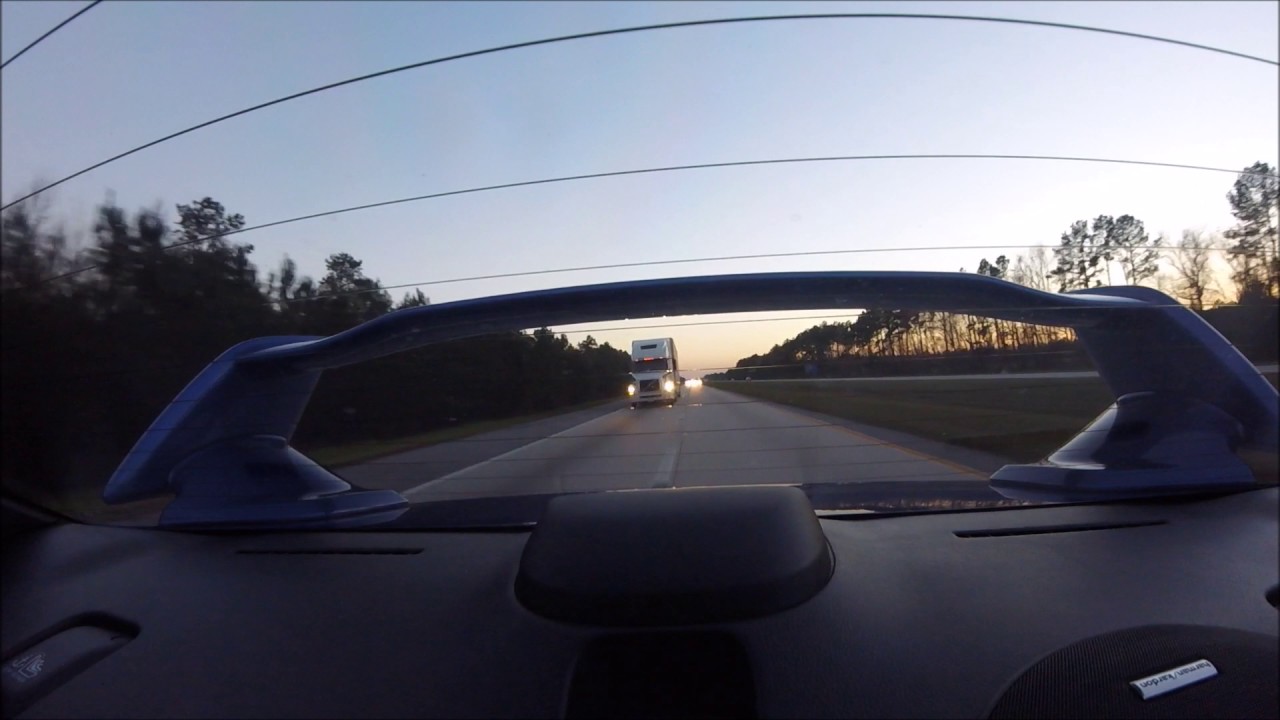 2017 Subaru WRX STi WingCam in South Carolina's Low Country