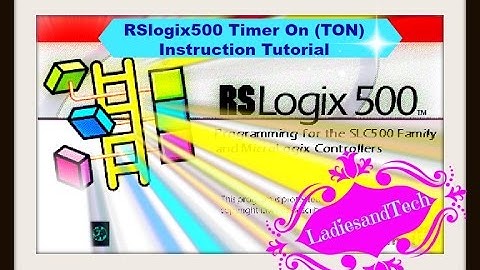 PLC RSlogix500 Timer on delay (TON) Instruction Tutorial