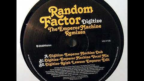 Random Factor ‎– Digitize (Emperor Machine Dub)(2007)