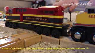 Railfanning toy train version of Newnan, Ga. 4/10/2020, and 4/23/2020. Read the description. Enjoy .