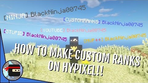 HOW TO: Easy Fake Ranks on Hypixel! (YouTube Rank) | Hypixel Fake Ranks Tutorial