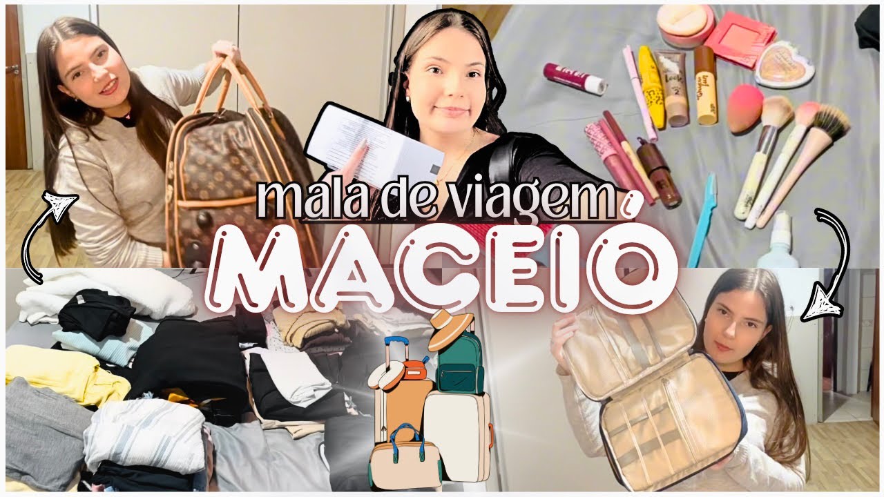 MALA DE VIAGEM para MACEIÓ!✈️🌴☀️ *makes, roupas & + * 