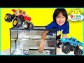 Ryan Pretend Play Learn Colors with Trucks Car Wash and Number Counting!