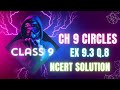 CBSE Class 9 Maths NCERT Chapter 9 Circles Exercise 9.3 Ex 9.3 Q8 If the non parallel sides of a tra