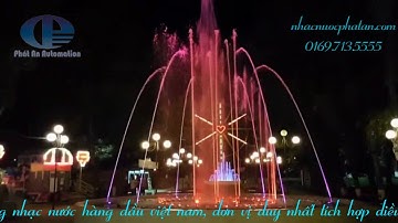 Thi công hệ thống nhạc nước nghệ thuật khu vui chơi giải trí