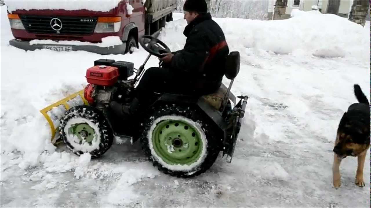 Купить самодельный минитрактор для уборки снега