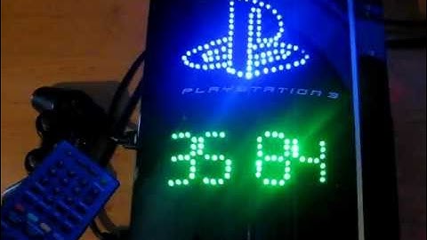 PS3 with Temperature display and Fan controller