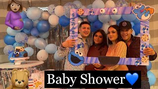 Come with me to a Baby Shower🤰🏽💙|teenmom