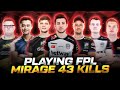 XANTARES PLAYING FPL MIRAGE 43 Kills with/s1mple, Boombl4, sdy, paszaBiceps, JW, stew, k1to0