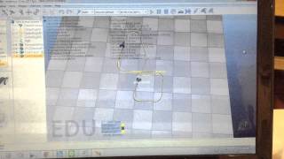 V-REP PRO EDU Line tracking