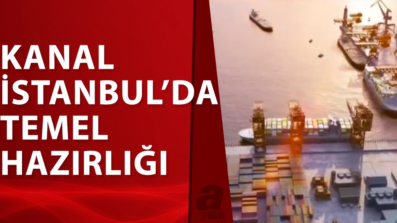 kanal istanbul un ilk koprusu icin calismalar suruyor a haber youtube