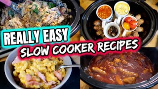 4 EASY SLOW COOKER RECIPES INCLUDING A FULL ENGLISH BREAKFAST