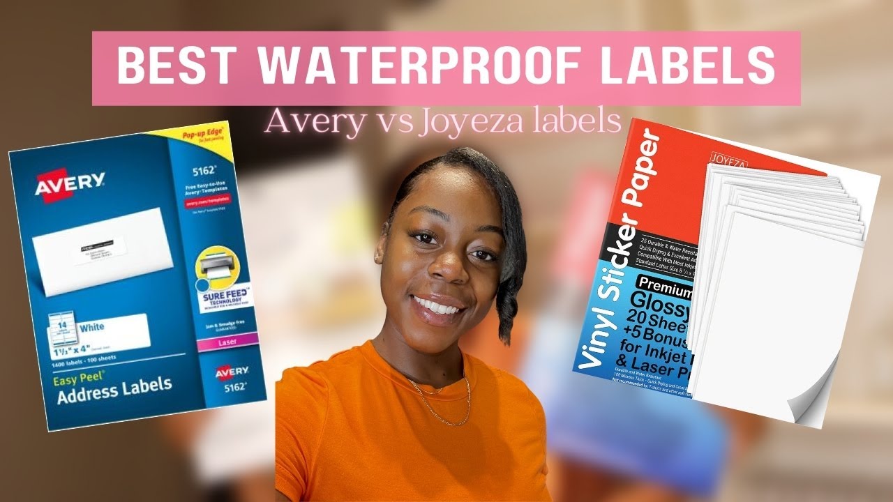 Best Waterproof Labels For Body Butter Products AVERY labels Joyeza