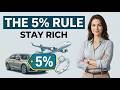 "The 5% Rule: Never Spend More Than This on a Car, Vacation, or Wedding (Wealth Builder's Rule)"