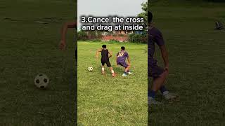 FAKE PASS TUTORIAL💫🔥.#football #1sv1 #technique #skills #shortvideo #soccerskills #tutorial