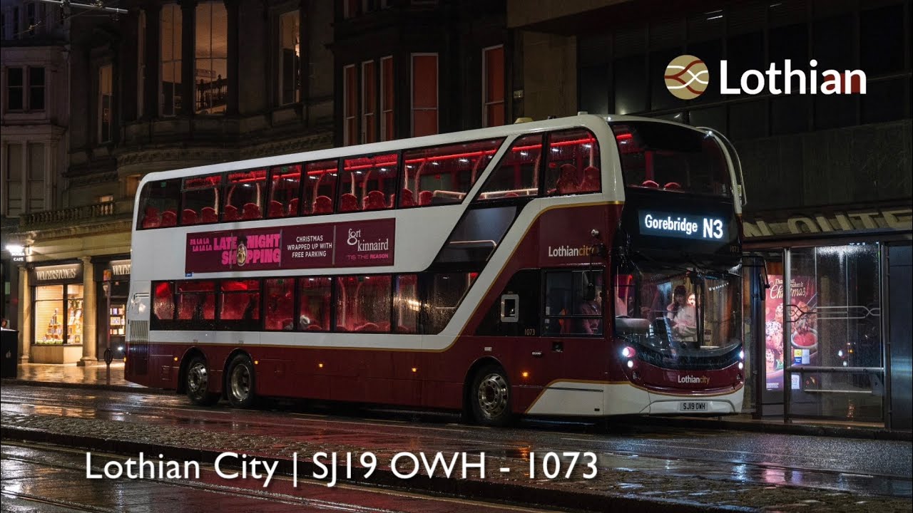 [𝙋𝙤𝙬𝙚𝙧 𝙈𝙤𝙙𝙚]  Lothian City | SJ19 OWH - 1073 | Volvo B8L ADL Enviro400XLB (€6 - ZF)