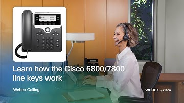 Learn how the Cisco 6800/7800 line keys work