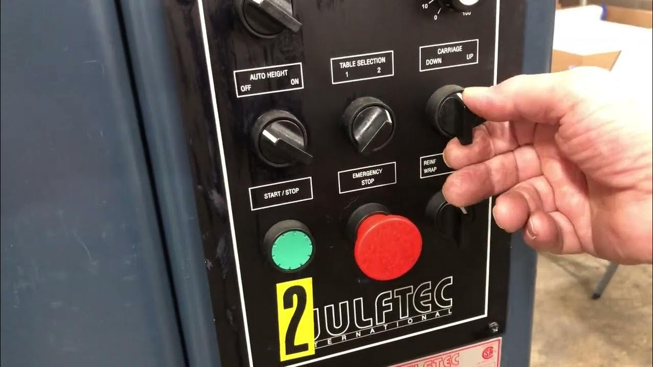 Wulftec WHP-200 Pallet Wrapper - YouTube