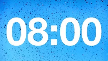 timer - 8 minute countdown with rain sound
